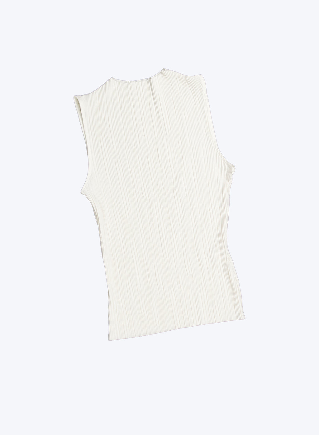Pleated Sleeveless Top ii ㅡ Cream