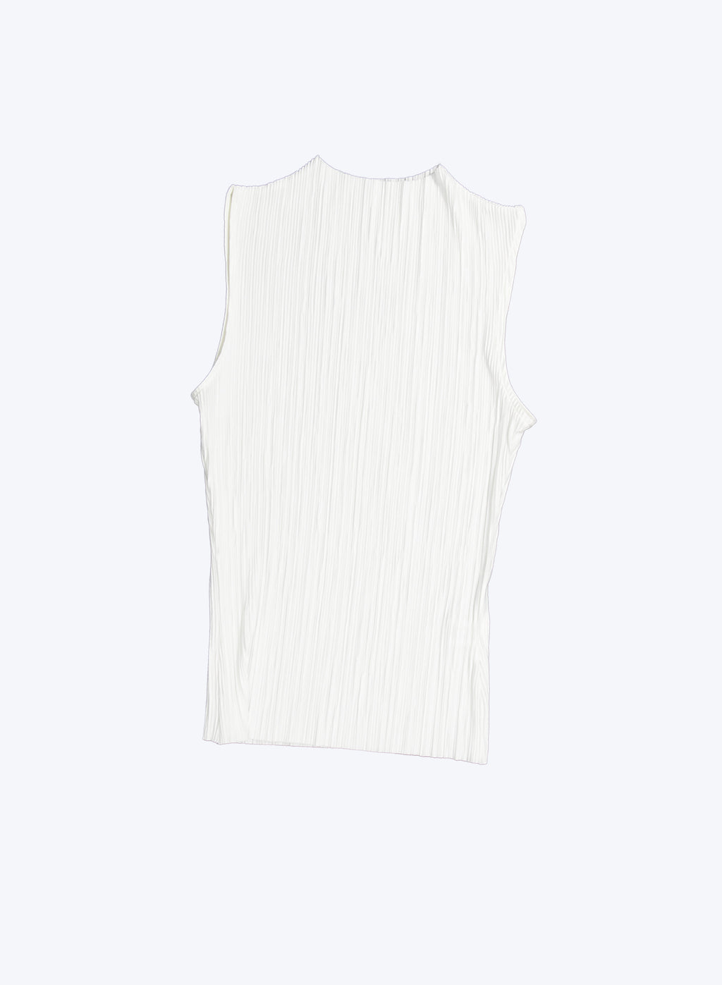 Pleated Sleeveless Top ii ㅡ White