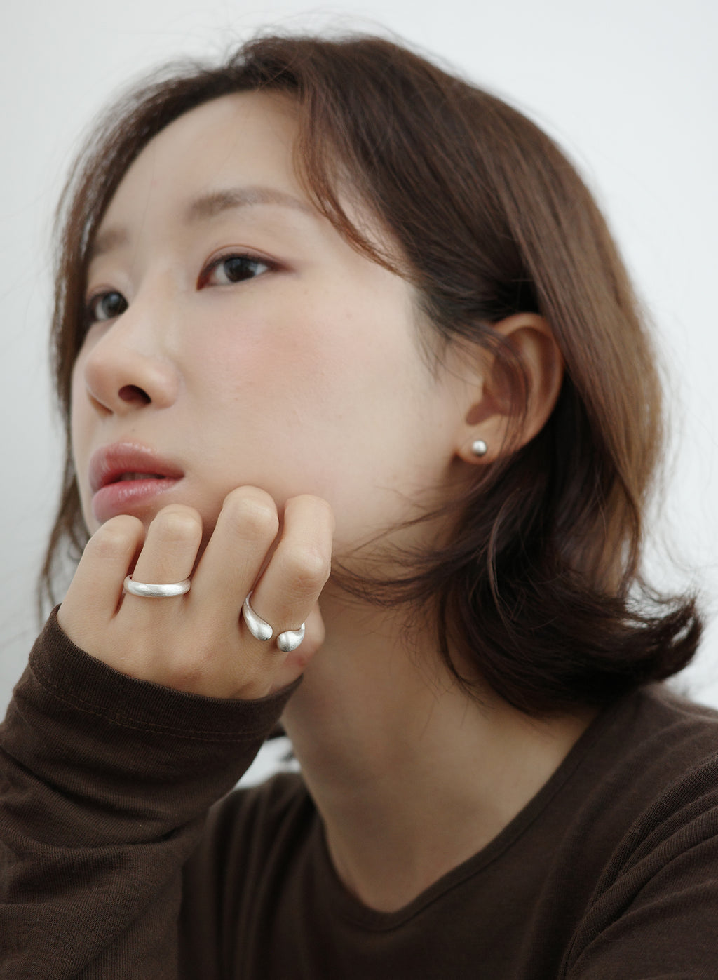 Matte Snake Coil Ring