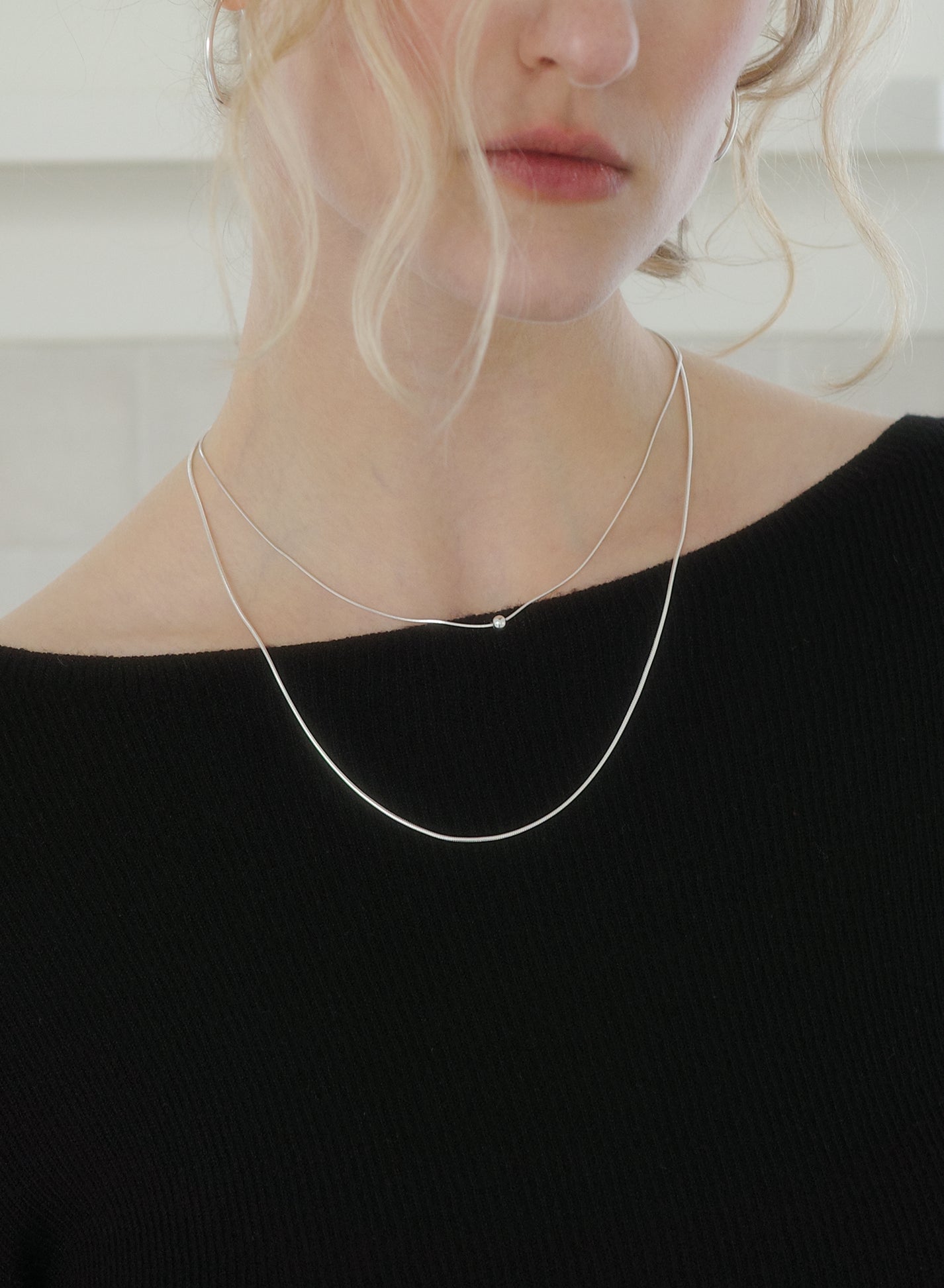 Sleek Sphere Necklace