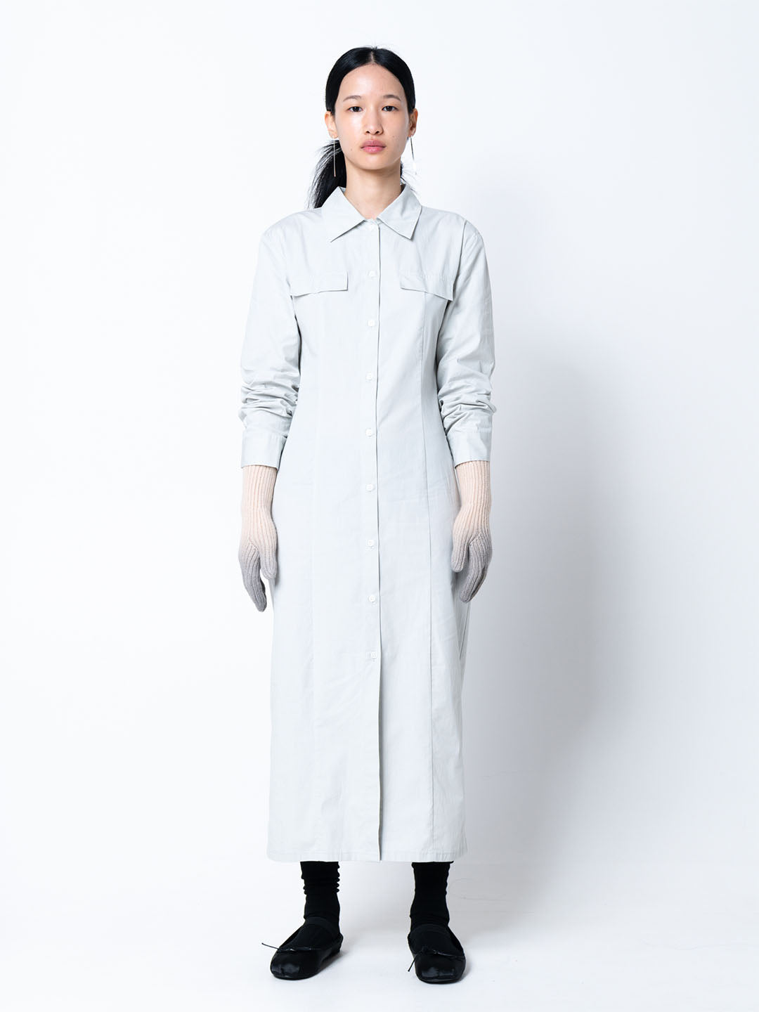 Gradient Wool-Blend Gloves