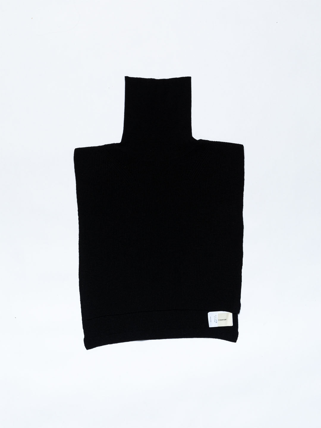 High-Neck Wool-Blend Vest