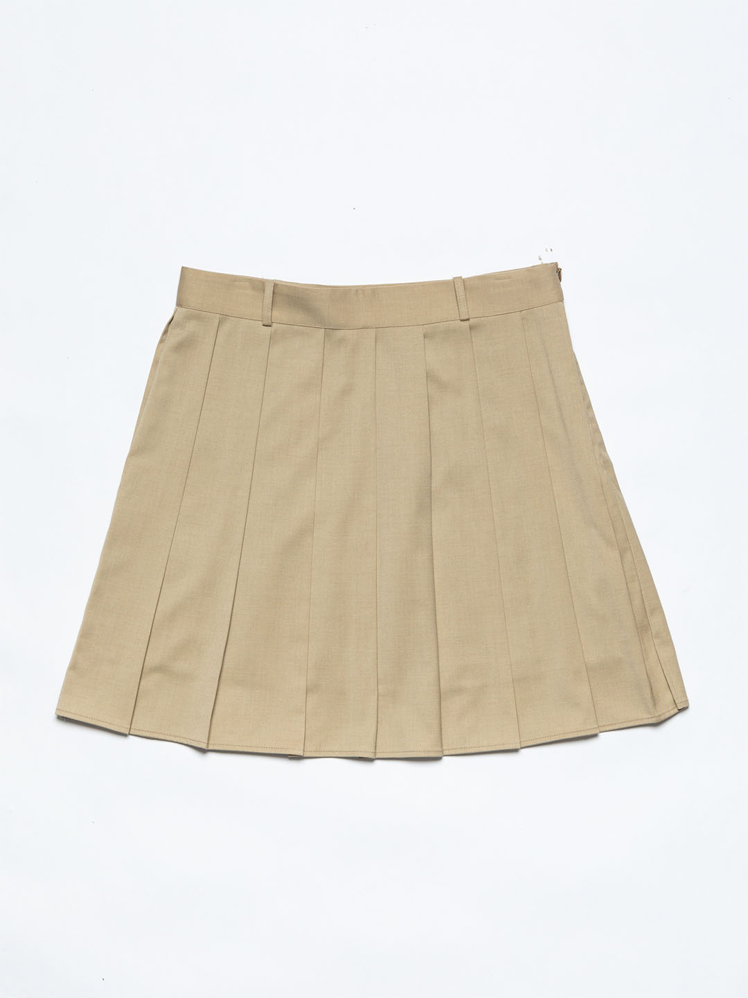 Low-Rise Pleats Skirt