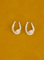 Spiral Hoops • Silver