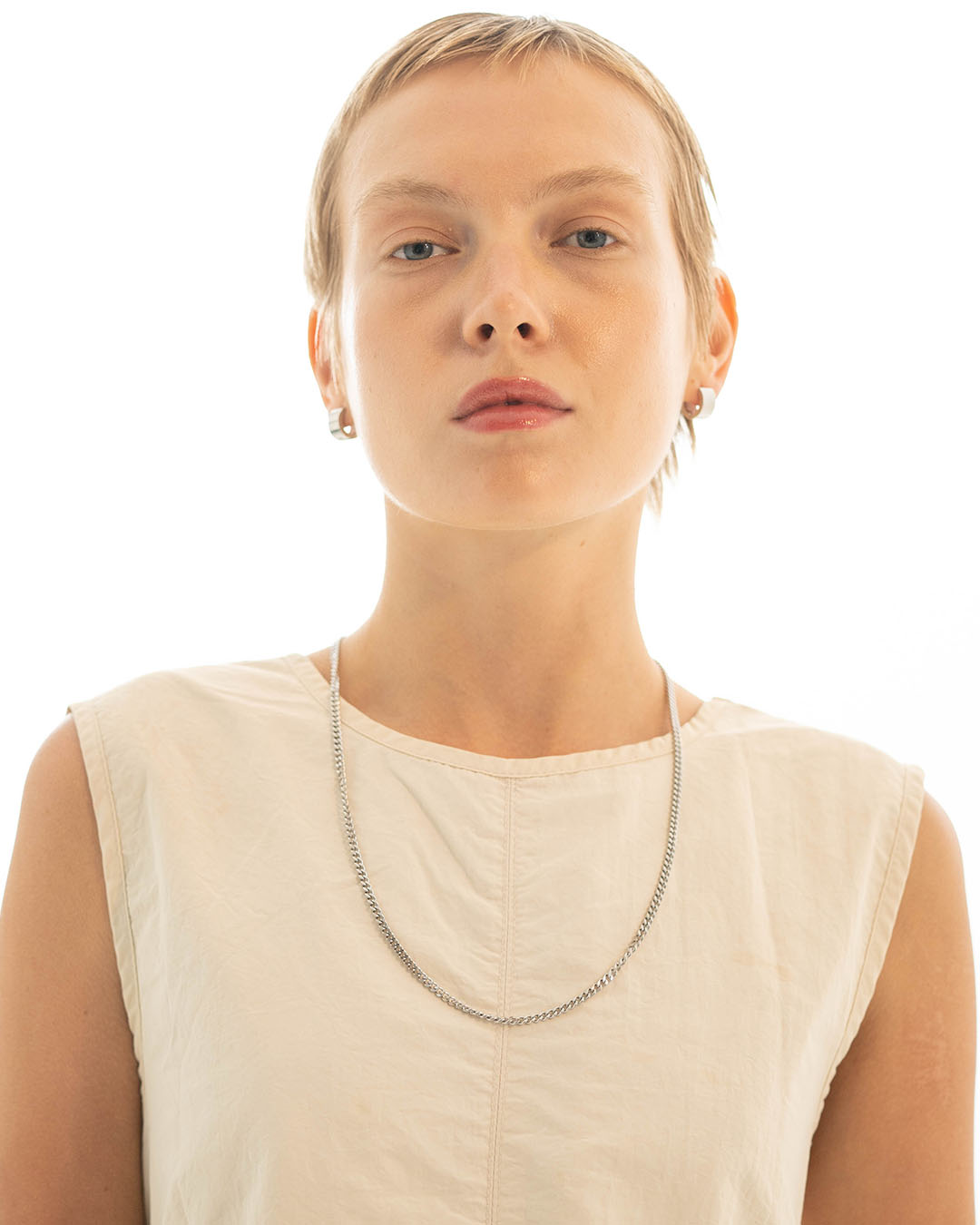 Twist Link Chain Necklace • Stainless Steel