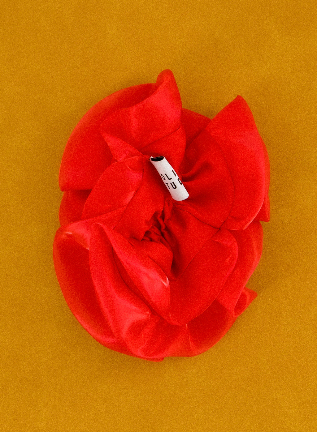 Satin Volume Petal Scrunchie