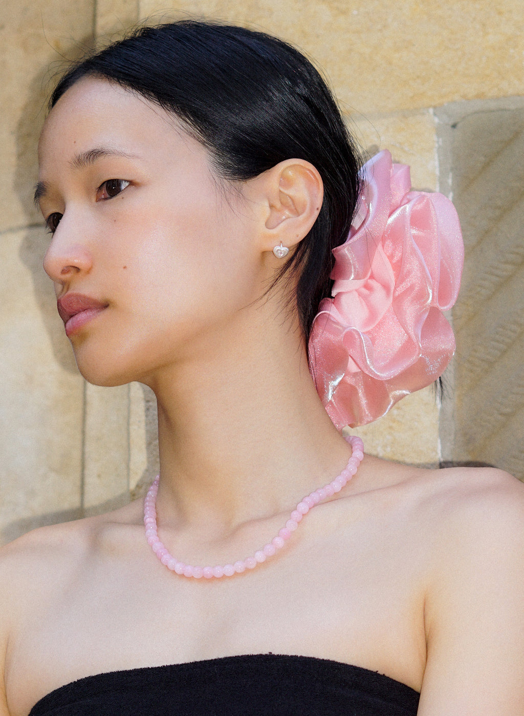 Satin Volume Petal Scrunchie