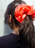 Satin Volume Petal Scrunchie