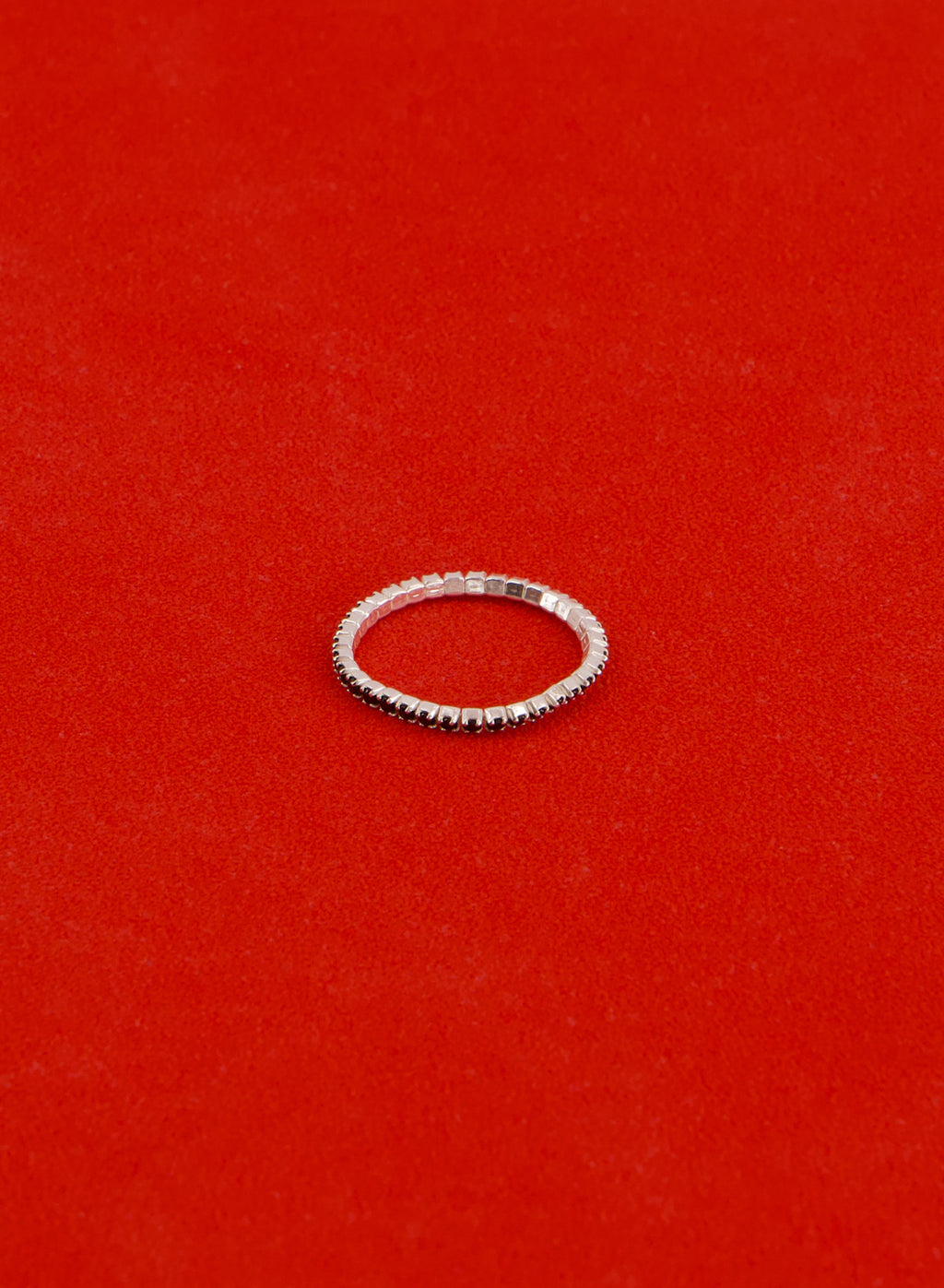 GEM TENNIS RINGS (BLACK/WHITE)