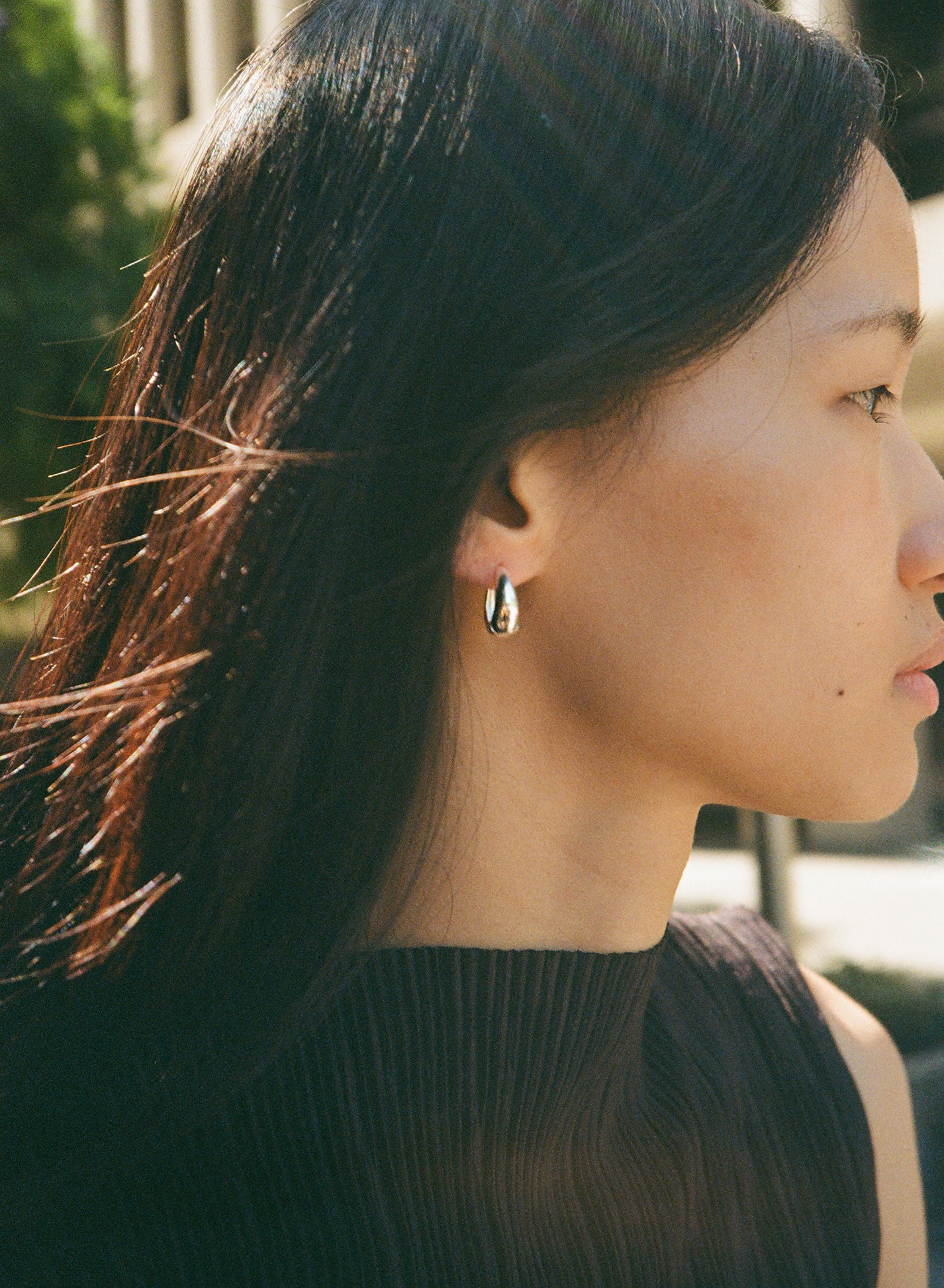 Bold Oval Hoops