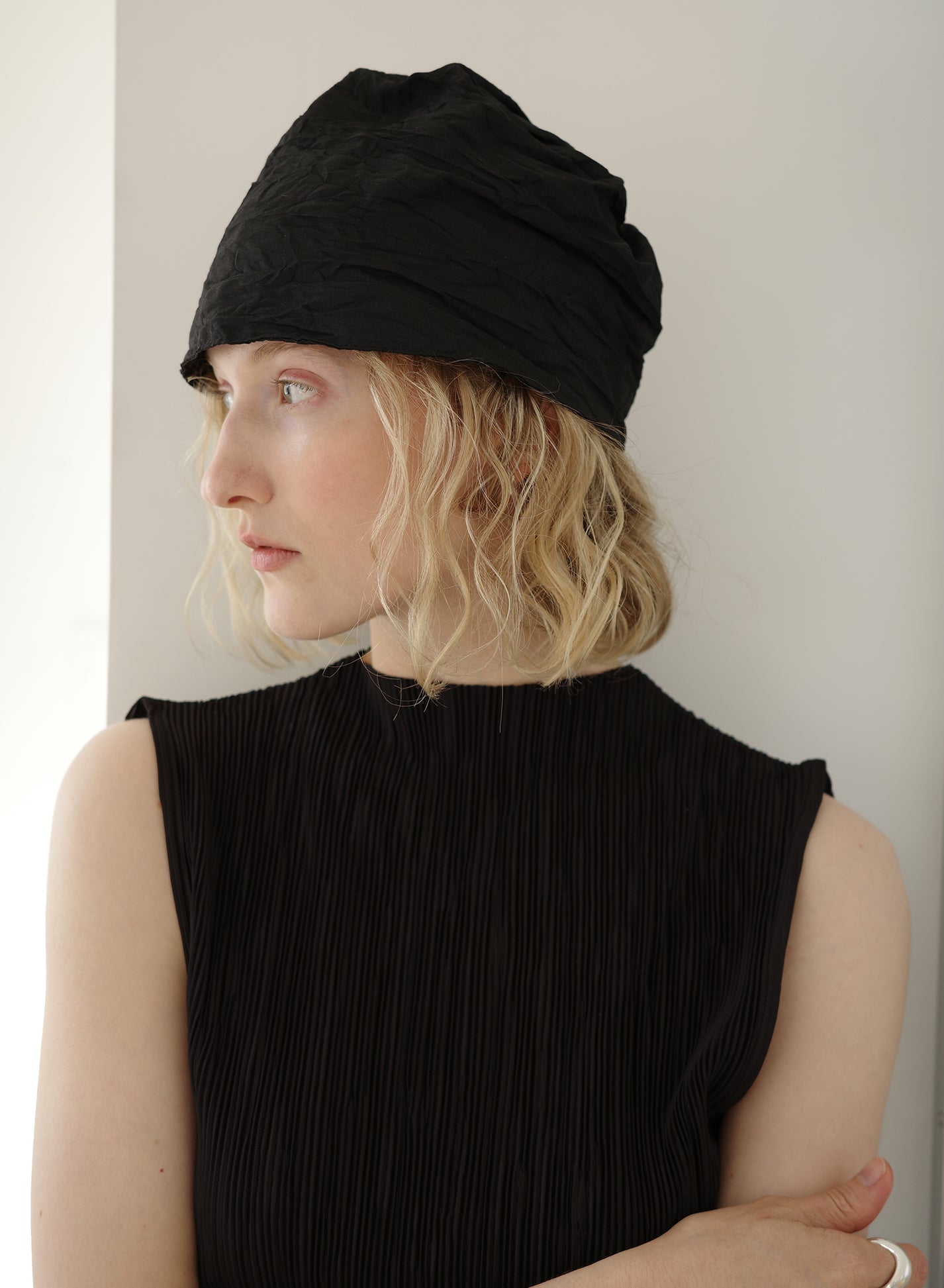 [50% OFF] Pleated Bonet