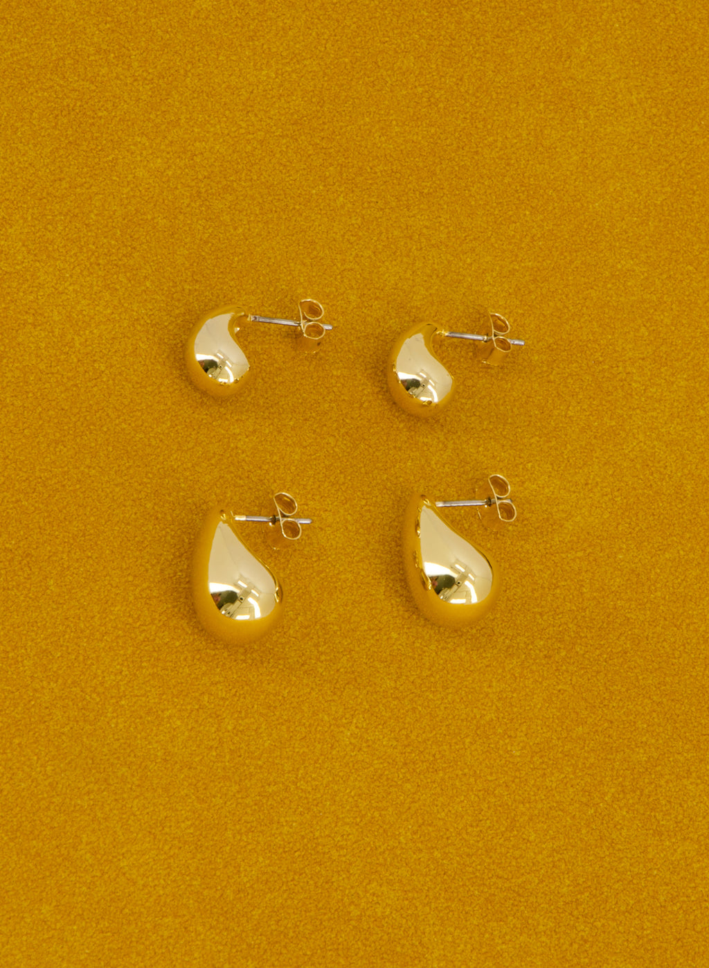Droplet Earrings ㅡ Small • Gold