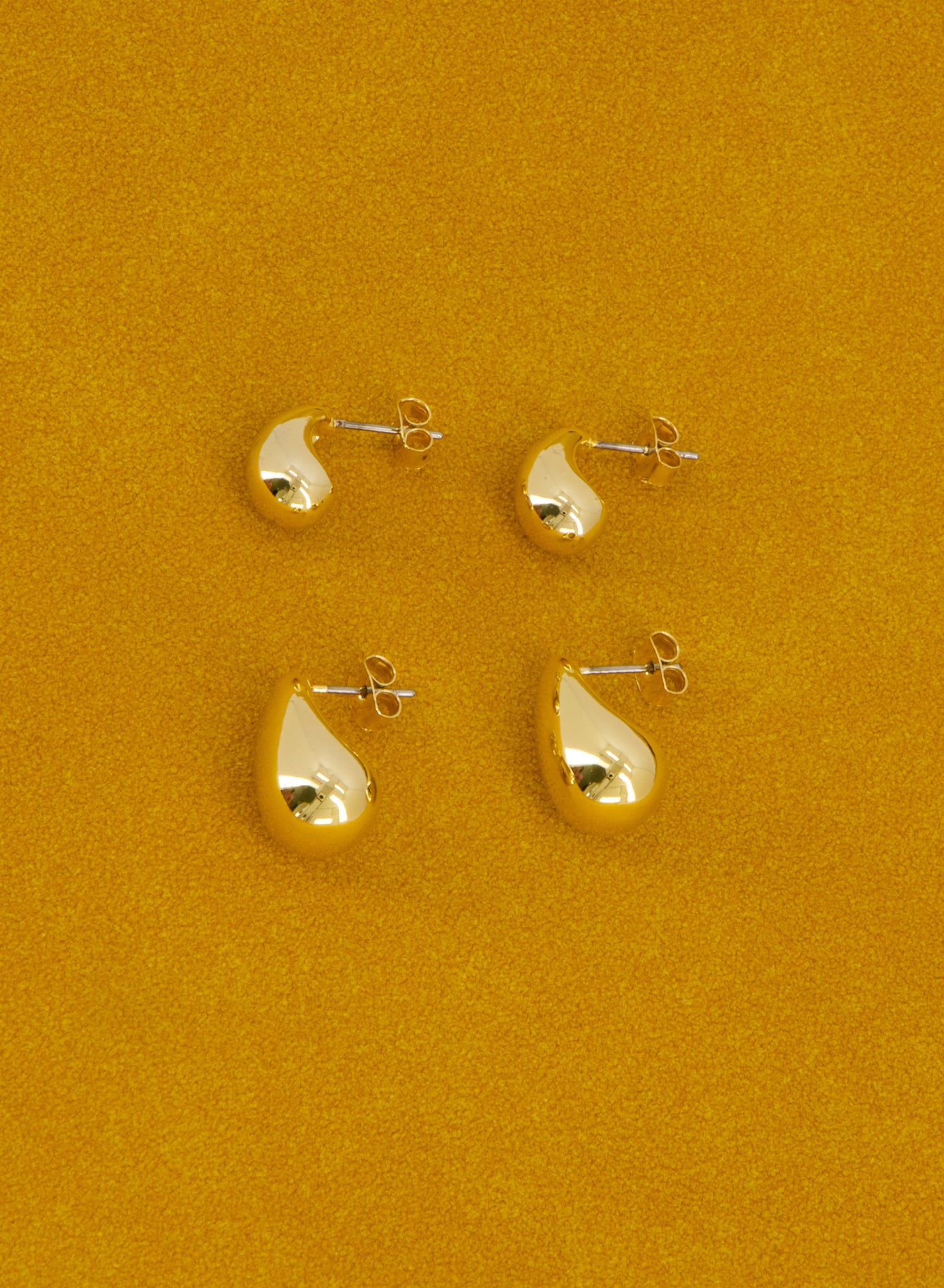 Droplet Earrings ㅡ Small • Gold