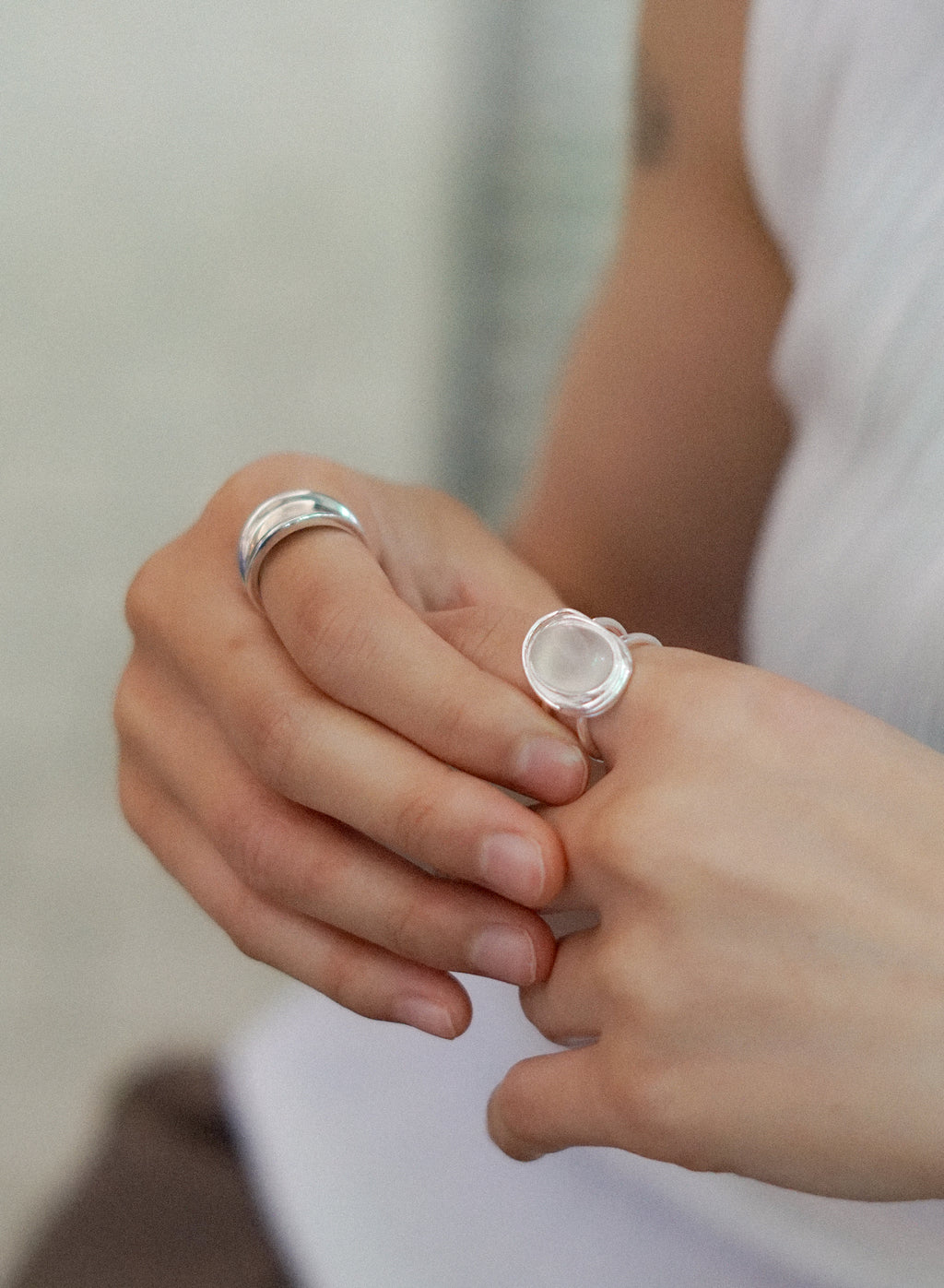 Concave Flat Ring