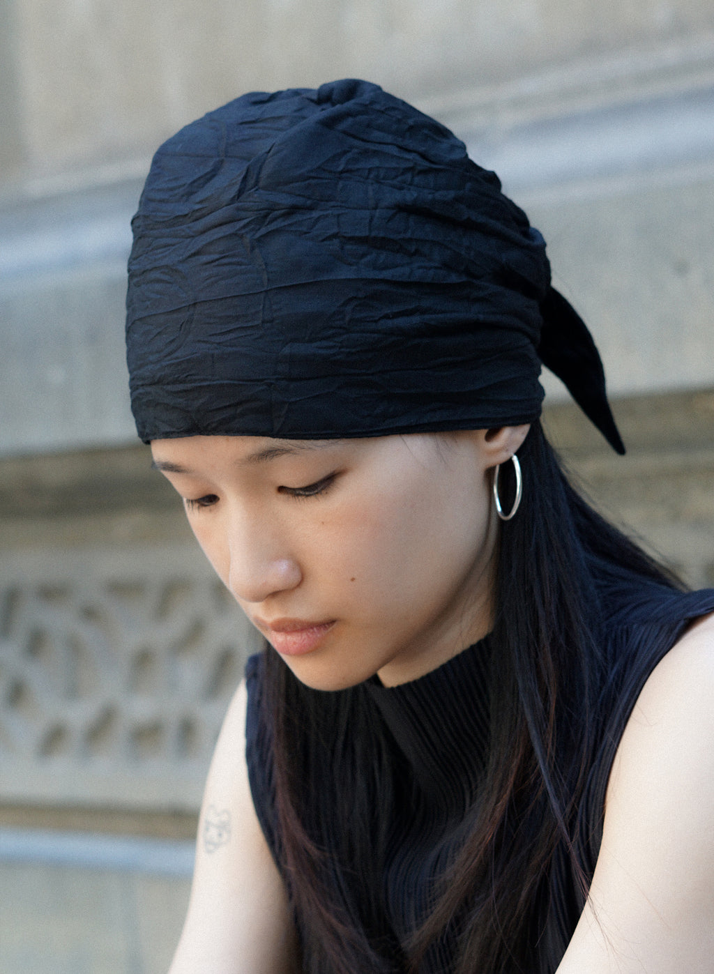 Pleated Kerchief