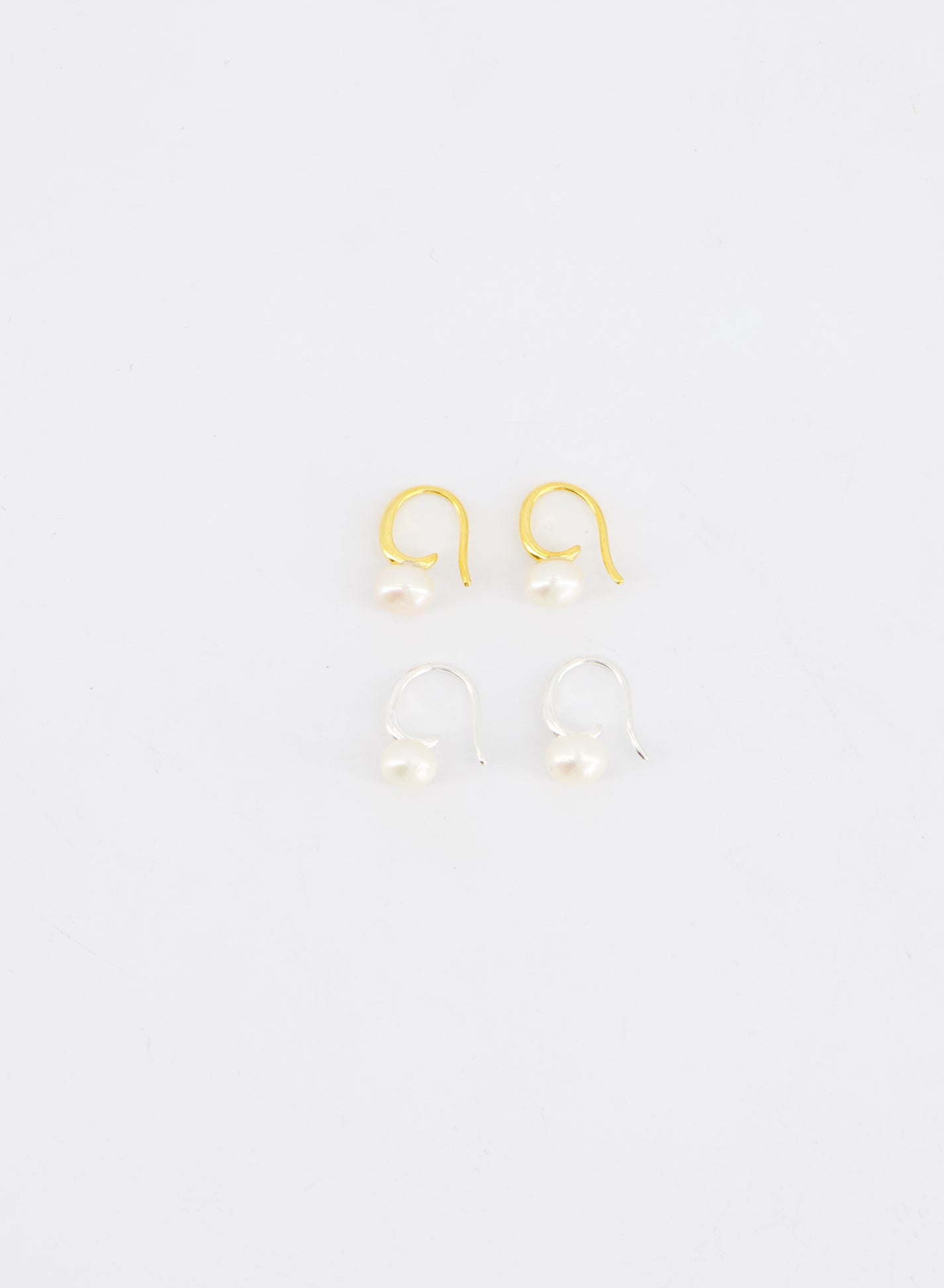 Pearl Arc Earrings