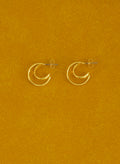 Saturn Hoops • Gold